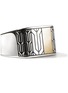 细节 - 点击放大 - JOHN HARDY - Icon 50 14K Gold Sterling Silver Signet Ring — Size 10