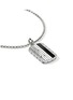  - JOHN HARDY - Icon 50 Treated Onyx Sterling Silver Pendant Box Chain Necklace — Size 22