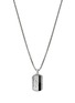 首图 - 点击放大 - JOHN HARDY - Icon 50 Treated Onyx Sterling Silver Pendant Box Chain Necklace — Size 22