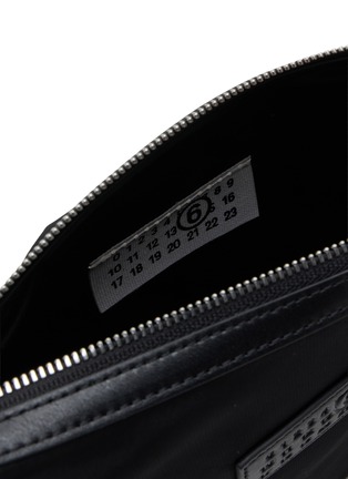 细节 - 点击放大 - MM6 MAISON MARGIELA - Numeric Vertical Nylon Crossbody Bag