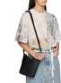 模特儿示范图 - 点击放大 - MM6 MAISON MARGIELA - Numeric Vertical Nylon Crossbody Bag