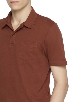  - SUNSPEL - Riviera Supima Cotton Mesh Polo Shirt