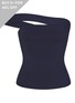SKIMS COTTON JERSEY 单肩剪裁上衣