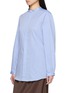 细节 - 点击放大 - SONIA CARRASCO - Contrast Collar Layered Placket Shirt