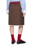 背面 - 点击放大 - SONIA CARRASCO - Contrast Drawstring Waistband Skirt
