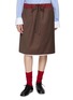 首图 - 点击放大 - SONIA CARRASCO - Contrast Drawstring Waistband Skirt