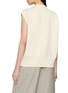 背面 - 点击放大 - SONIA CARRASCO - Double Breasted Cotton Silk Knit Vest