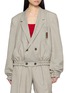 首图 - 点击放大 - SONIA CARRASCO - Double Breasted Elasticated Waist Tailored Jacket