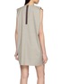 背面 - 点击放大 - SONIA CARRASCO - Sleeveless Raw Edge Mini Dress