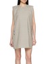 首图 - 点击放大 - SONIA CARRASCO - Sleeveless Raw Edge Mini Dress