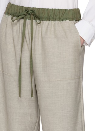  - SONIA CARRASCO - Contrast Drawstring Waistband Pants