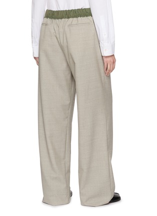 背面 - 点击放大 - SONIA CARRASCO - Contrast Drawstring Waistband Pants