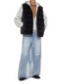 模特儿示范图 - 点击放大 - KRUF - Stand Collar Mink Fur Cashmere Down Vest