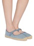 模特儿示范图 - 点击放大 - CASTAÑER - Padua Canvas Espadrille Mary Janes