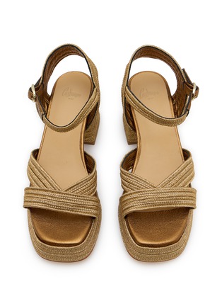 细节 - 点击放大 - CASTAÑER - Vallita 70 Jute Espadrille Platform Wedges