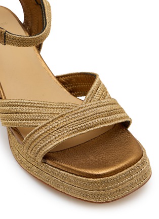 细节 - 点击放大 - CASTAÑER - Vallita 70 Jute Espadrille Platform Wedges