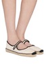 模特儿示范图 - 点击放大 - CASTAÑER - Padua Canvas Espadrille Mary Janes