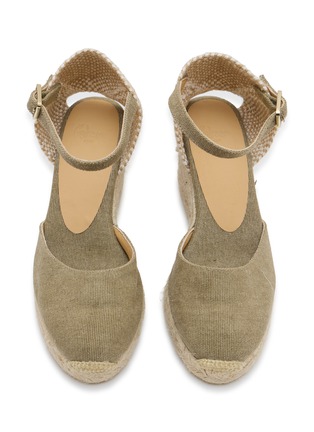 细节 - 点击放大 - CASTAÑER - Carol 60 Canvas Espadrille Platform Wedges