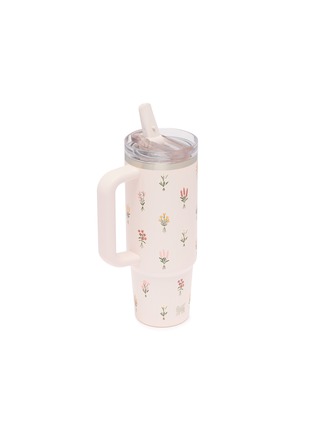 细节 –点击放大 - STANLEY - The Quencher ProTour Flip Straw Lid Tumbler 30oz — Rose Quartz Bouquets