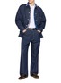 模特儿示范图 - 点击放大 - EDWIN - Nep Denim Coverall Jacket