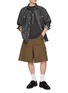 模特儿示范图 - 点击放大 - EDWIN - Contrast Stitch Denim Work Shirt
