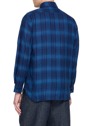 背面 - 点击放大 - EDWIN - Chequered Cotton Flannel Shirt
