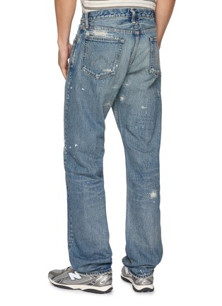 背面 - 点击放大 - EDWIN - Distressed Wash Regular Straight Leg Denim Jeans