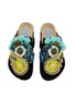 细节 - 点击放大 - NAN-KU COUTURE - EBK-11 Suede Clogs