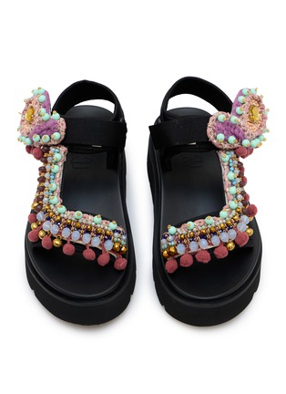 细节 - 点击放大 - NAN-KU COUTURE - EKS-10H Platformed Sandals