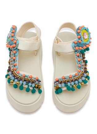 细节 - 点击放大 - NAN-KU COUTURE - EKS-10H Platformed Sandals