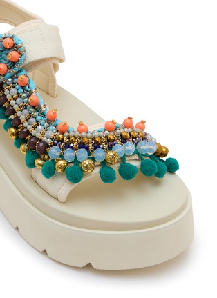 细节 - 点击放大 - NAN-KU COUTURE - EKS-10H Platformed Sandals