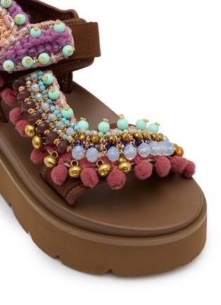 细节 - 点击放大 - NAN-KU COUTURE - EKS-10H Platformed Sandals