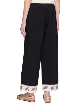 背面 - 点击放大 - LAOWLA - Floral Hem Pants