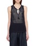 首图 - 点击放大 - LAOWLA - Hollow Out Embroidered Open Knit Cotton Linen Vest