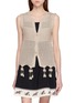 首图 - 点击放大 - LAOWLA - Foxtail Pendant Open Knit Vest
