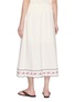 背面 - 点击放大 - LAOWLA - Floral Embroidery Elasticated Waistband Midi Skirt