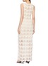 背面 - 点击放大 - SWAYING - Crochet Sheer Silk Tank Long Dress