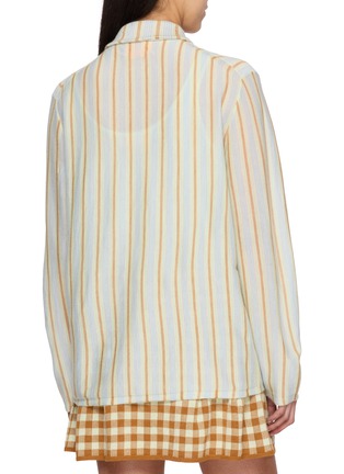 背面 - 点击放大 - GUEST IN RESIDENCE - Showtime Fine Stripe Cashmere Shirt