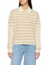 首图 - 点击放大 - GUEST IN RESIDENCE - Layered Stripe Cashnere Rugby Shirt