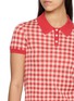  - GUEST IN RESIDENCE - Gingham Shrunken Silk Linen Polo Shirt