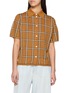 首图 - 点击放大 - GUEST IN RESIDENCE - Picnic Plaid Silk Linen Shirt