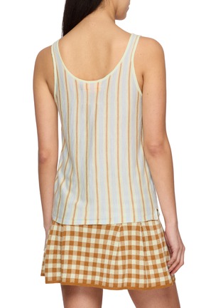 背面 - 点击放大 - GUEST IN RESIDENCE - Fine Stripe Cashmere Tank Top
