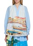 首图 - 点击放大 - MII - Harbour Landscape Kantha Embroidered Panel Shirt
