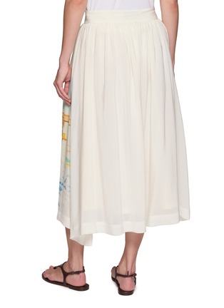 背面 - 点击放大 - MII - Harbour Landscape Printed Silk Skirt