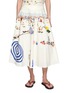 首图 - 点击放大 - MII - Beach Scene Hand Embroidered Skirt