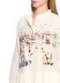  - MII - Beach Scene Hand Embroidered Shirt Dress