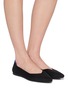 模特儿示范图 - 点击放大 - ROTHY'S - The Point Knit Ballet Flats