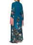 背面 - 点击放大 - DISTRICT BY MARGHERITA MAZZEI - Palm Tree Print Fringed Sleeve Kimono