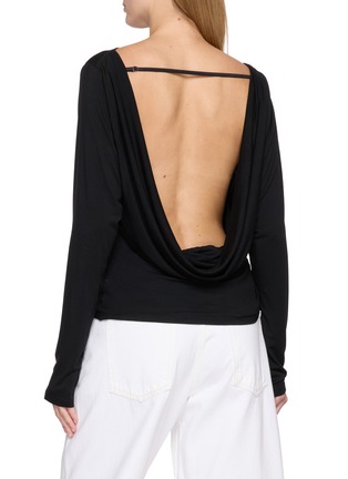背面 - 点击放大 - DETERM - Collagen Draped Open Back Top