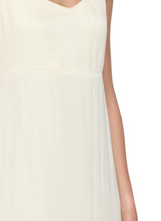  - DETERM - Draped Collagen Satin Slip Dress
